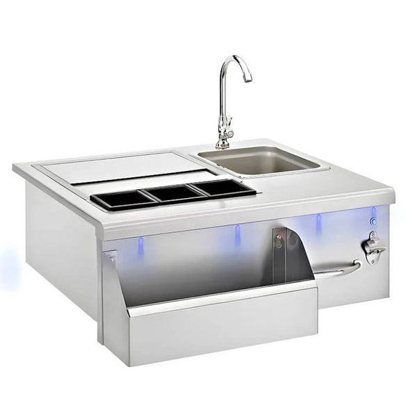 Summerset 30-Inch Beverage & Prep Station with LED Lights