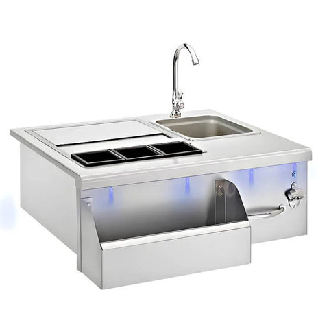Summerset 30-Inch Beverage & Prep Station with LED Lights