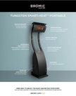 Bromic Heating - Tungsten Smart- Heat Portable Freestanding Heater