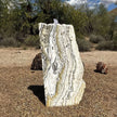 Zebra Onyx Rustic Rock Fountain With 2 Holes