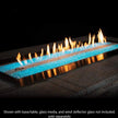 Empire White Mountain Hearth Carol Rose Linear Outdoor Firepit