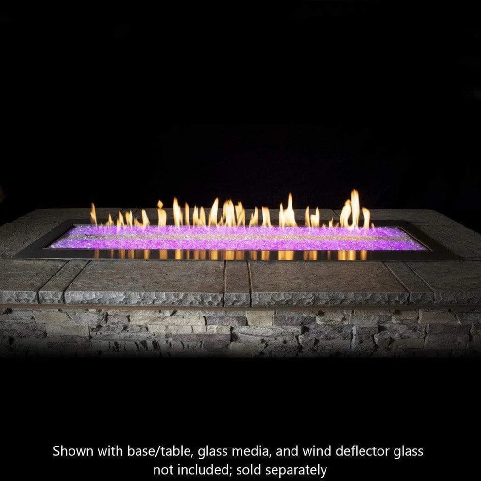 Empire White Mountain Hearth Carol Rose Linear Outdoor Firepit