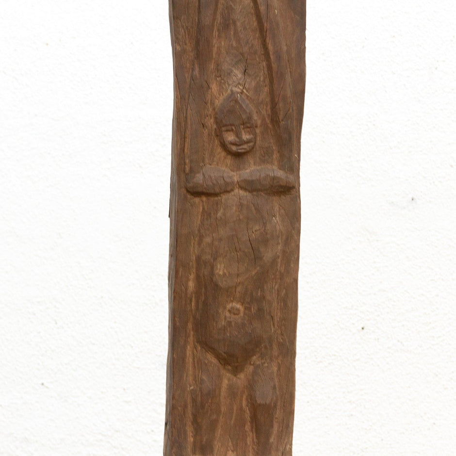 Antique Bamileke House Post Sculpture