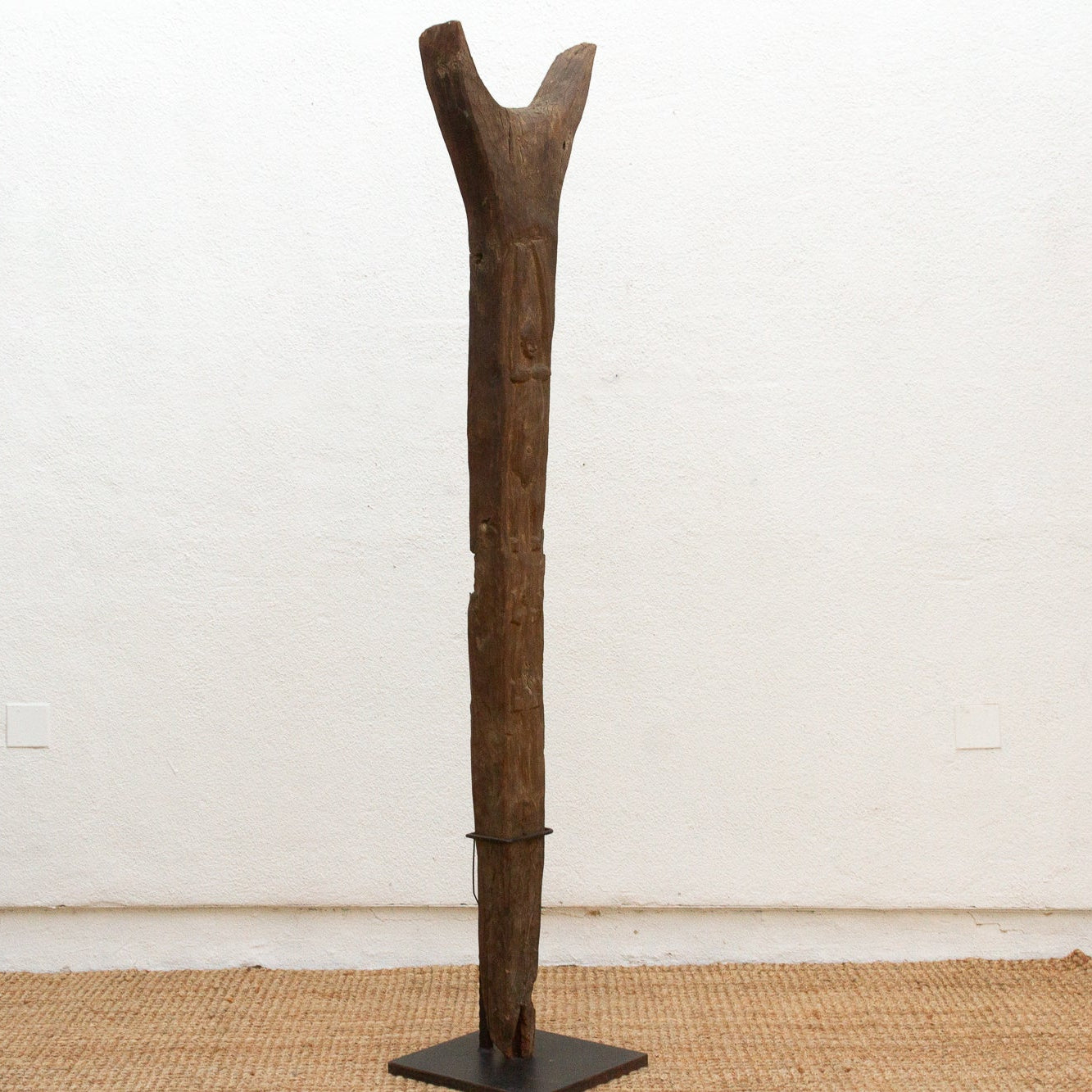 Antique Bamileke House Post Sculpture