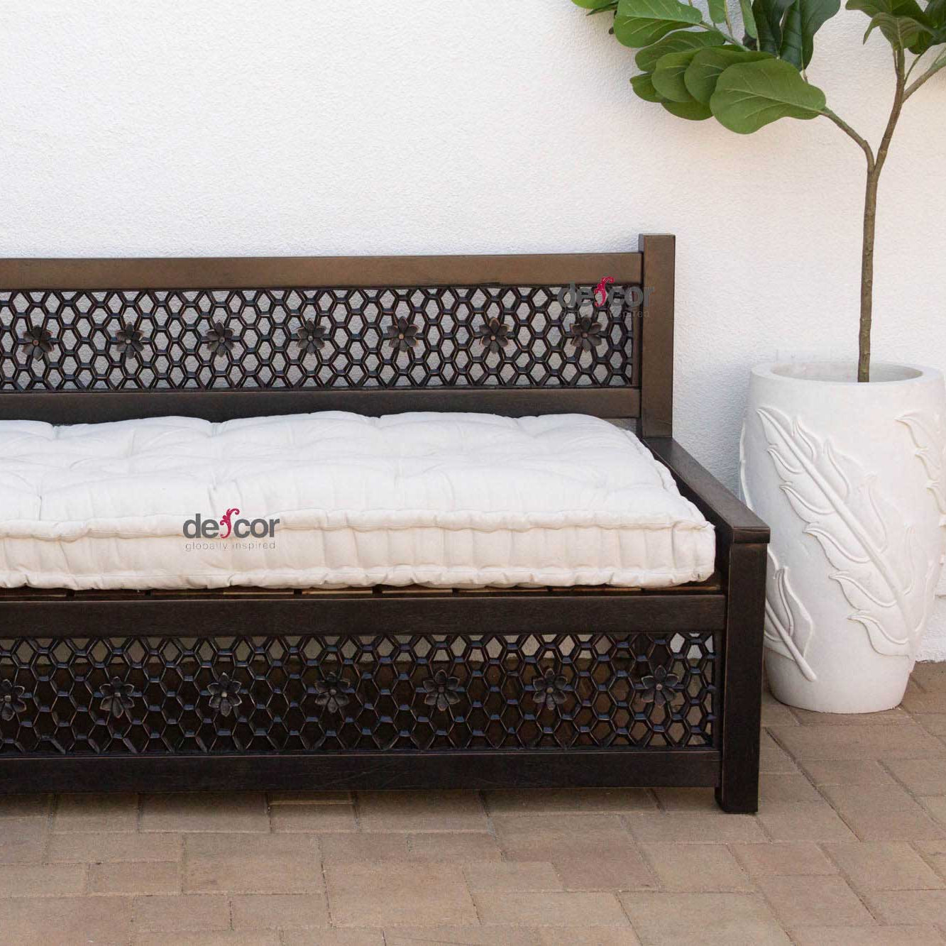 Floral Carved Jali Sofa