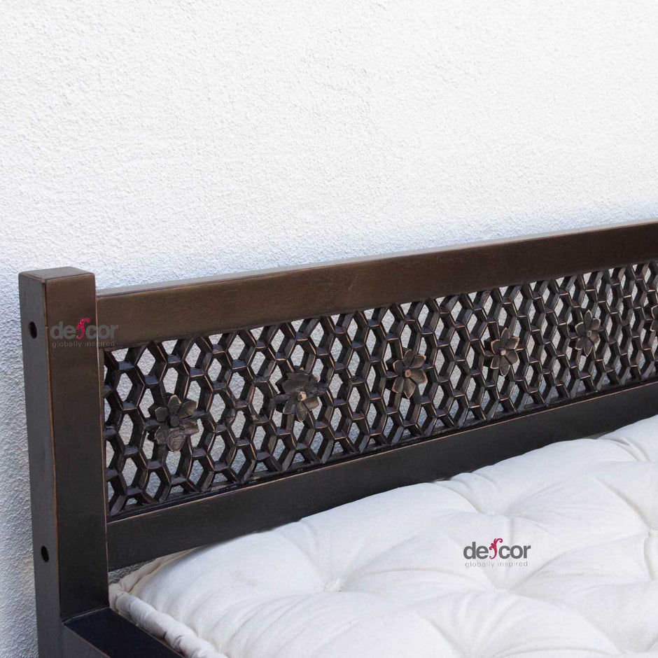 Floral Carved Jali Sofa