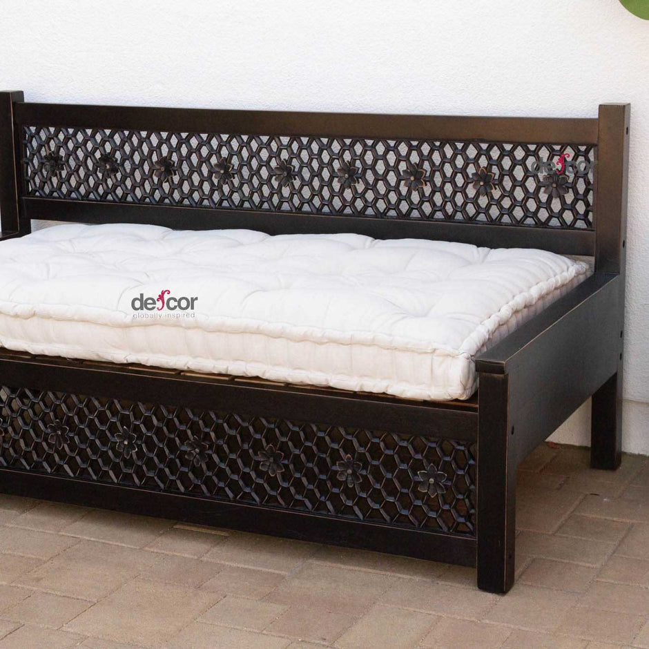 Floral Carved Jali Sofa