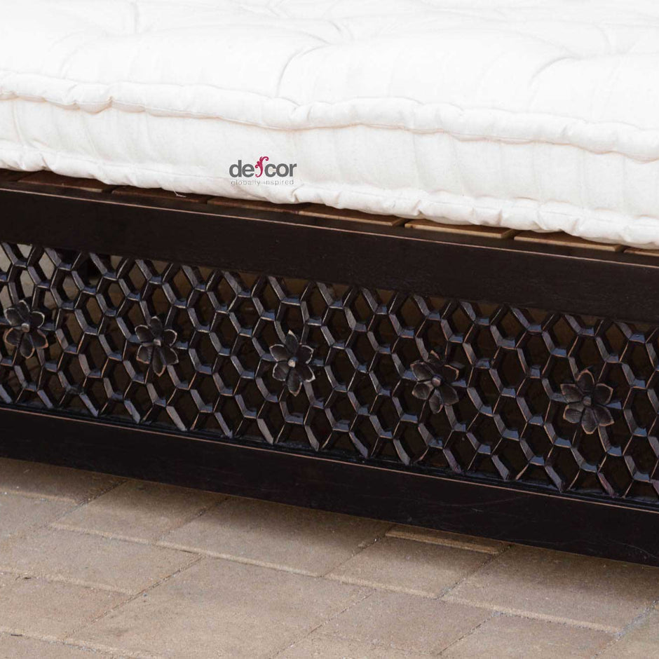 Floral Carved Jali Sofa