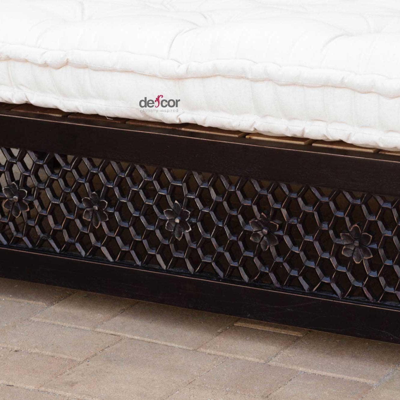 Floral Carved Jali Sofa