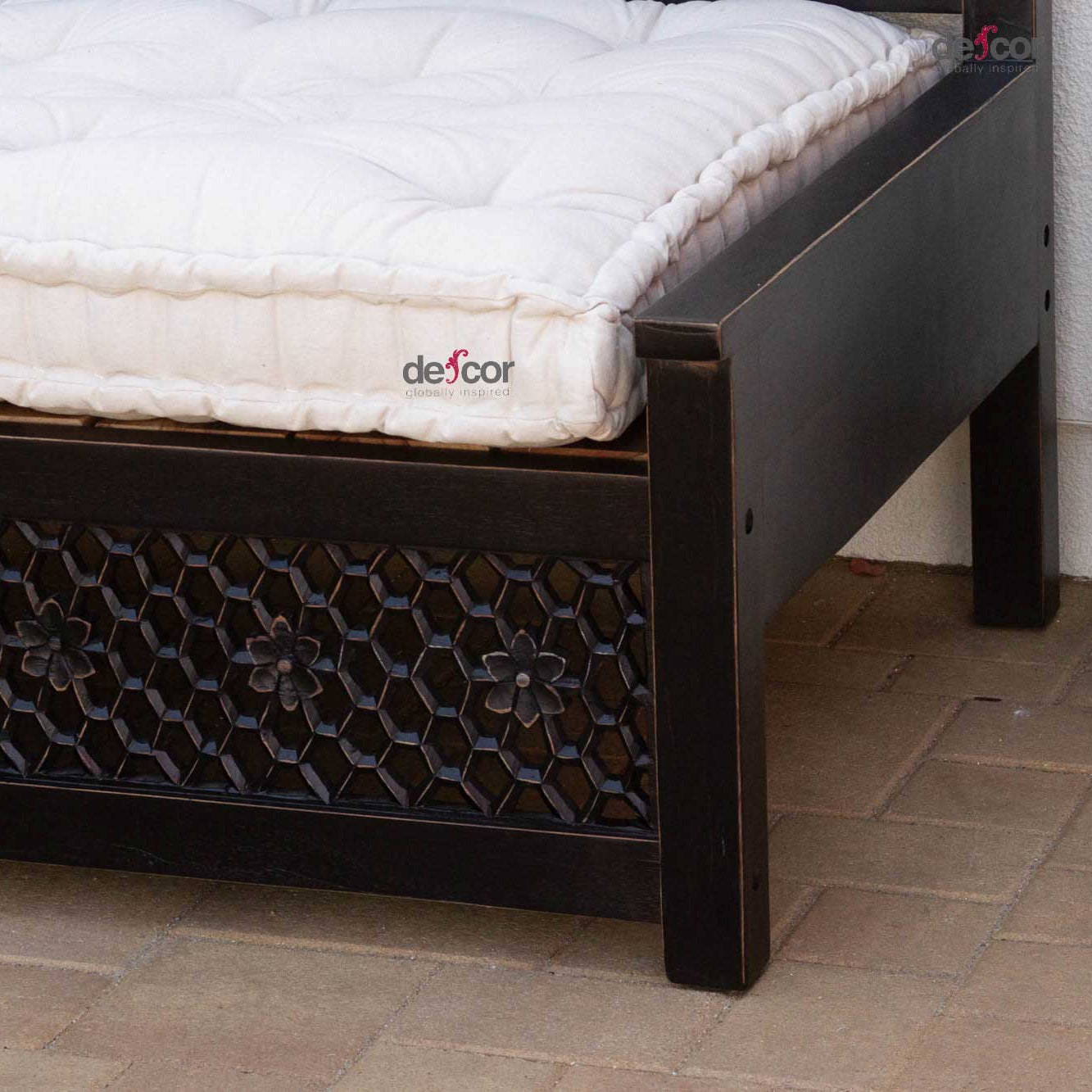 Floral Carved Jali Sofa
