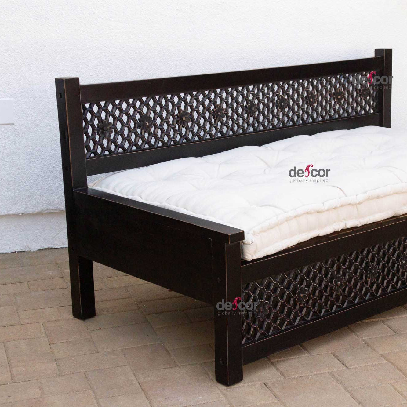 Floral Carved Jali Sofa