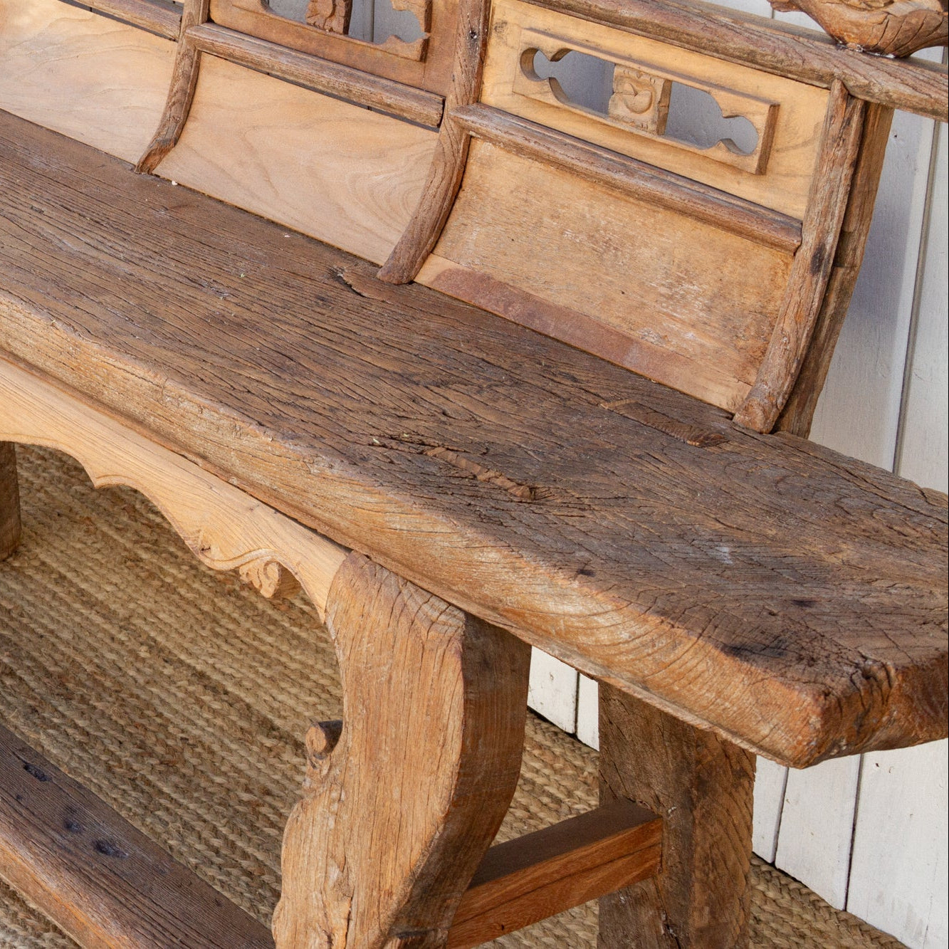 Masterful Very Long 18th Century Theater Bench