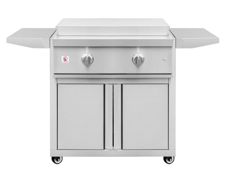 Summerset Pro Series 30-Inch Stainless Steel Griddle on Cart