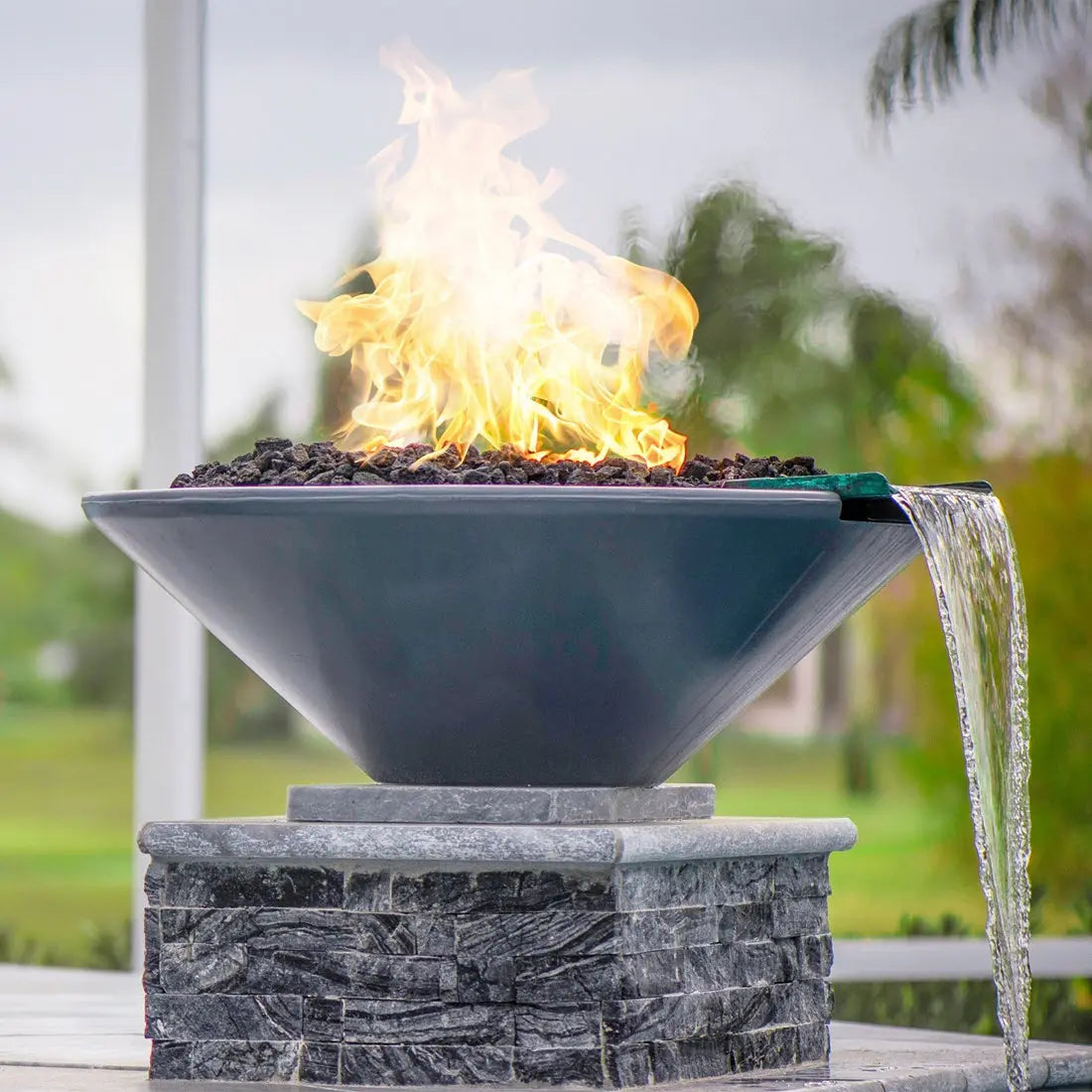The Outdoor Plus Cazo Fire and Water Bowl
